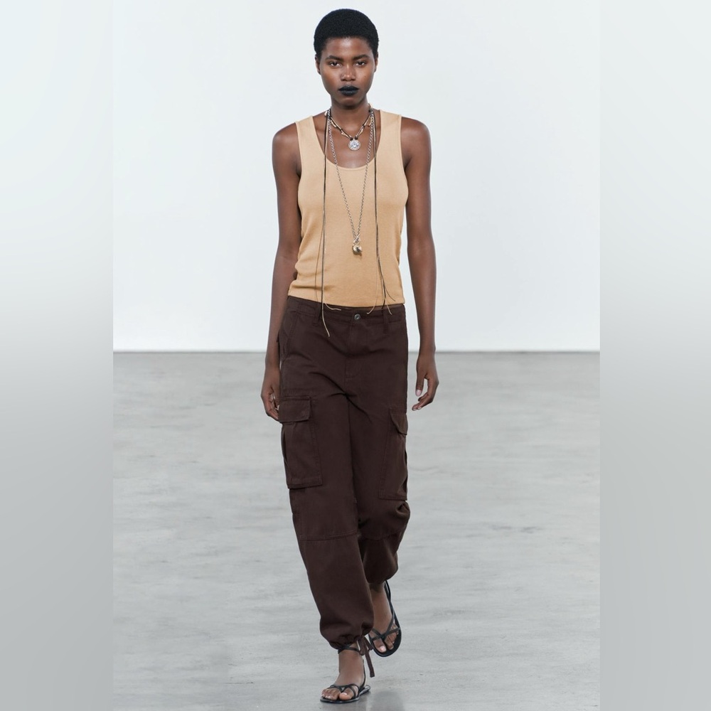 (#120)ZARA Ribbed Tank Top